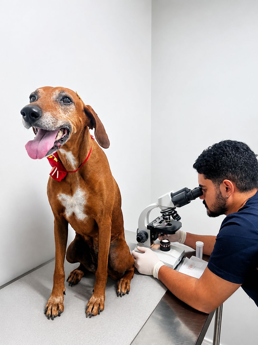 Dr. João em atendimento